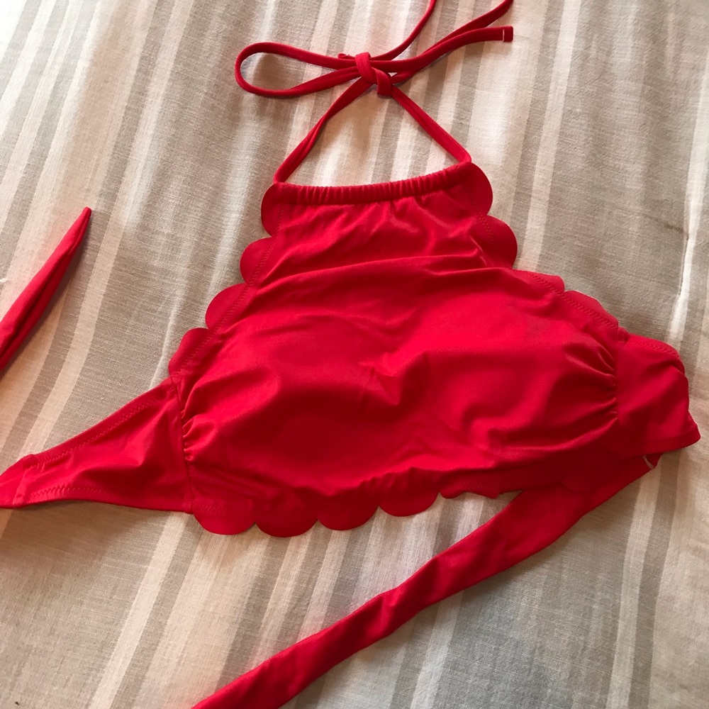 Vanilla Beach halter bikini top